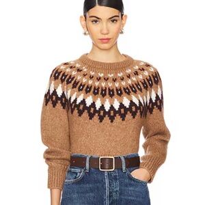 Veronica Beard Anne Fairisle Pullover - M